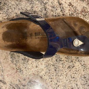 Birkenstock Gizeh Navy 38 Single Left shoe only, Amputee Medium width